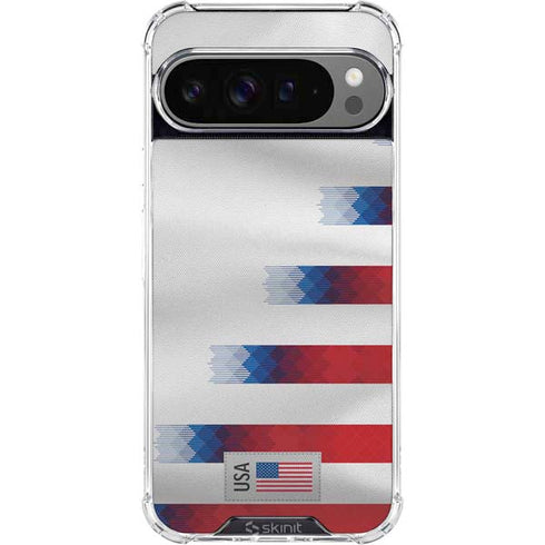 USA Soccer Flag Google Pixel 10 Pro Clear Case